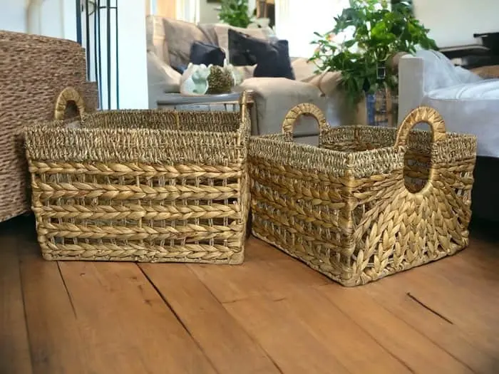 סלי קש מרובעים