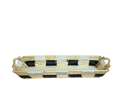 סלסלת קש גדולה טבעית